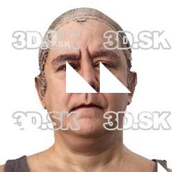 Alfredo Zorita Raw Head Scan