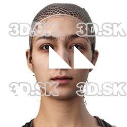 Amal Ghanem Raw Head Scan