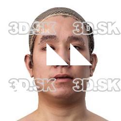 Miyasaki Kazuki Raw Head Scan