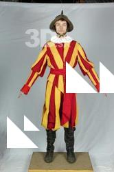  Photos Medieval Guard Rawion in cloth armor 4 