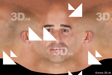 Male head texture