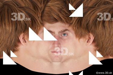 Male head texture