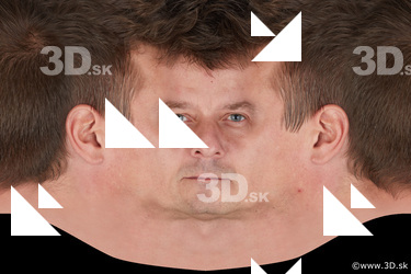 Male head texture