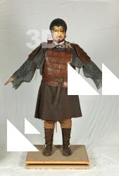  Photos Medieval Soldier in leather armor 5 