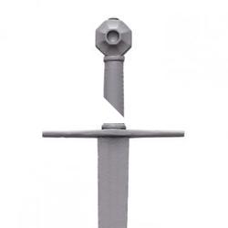 Base Scan Medieval One-Hand Sword 2