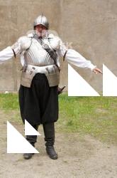  Photos Medieval Guard in plate armor 7 