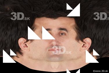 Male head texture