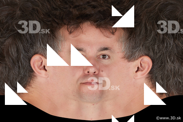 Male head texture