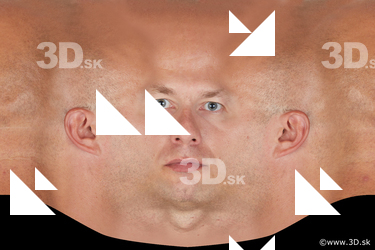 Male head texture