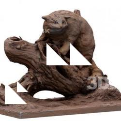 Wild Cat Animal Base Scan