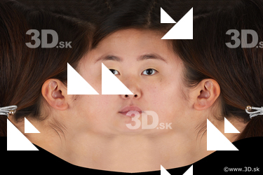 Female head texture