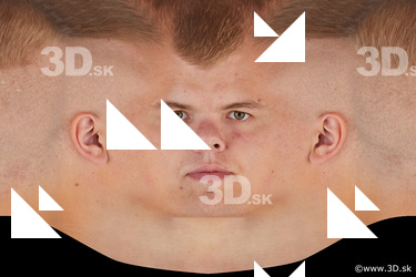 Male head texture