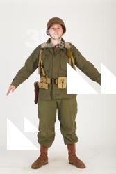  Photo Dean in USA uniform WW 2 