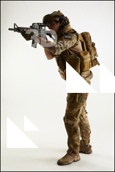  Waylon Crosby Pose 1 Aiming Gun 