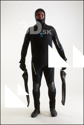  Jake Perry Diver with Fins 