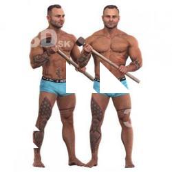Garrott Raw Daily Pose Scan Maul