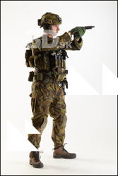  Johny Jarvis Pose with Pistol 