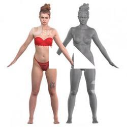 Olivia Sparkle Cleaned A Pose Underwear