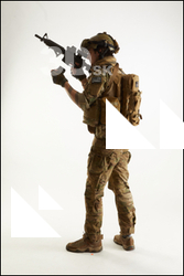  Waylon Crosby Pose Loading Gun 
