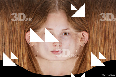 Female head texture