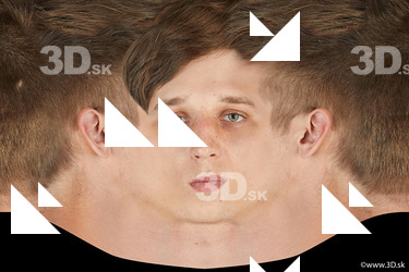 Male head texture