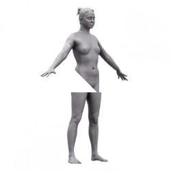 Monika Base Scan Body Nude