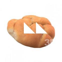 Food_Bread_Roll_3D_Scan