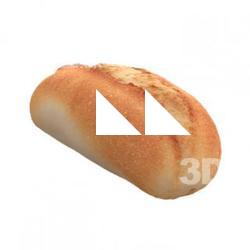 Food_Mini_Baguette_3dscan