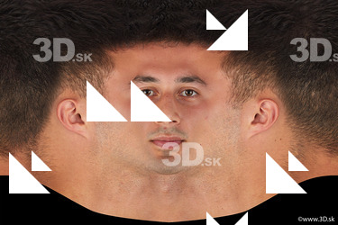 Male head texture