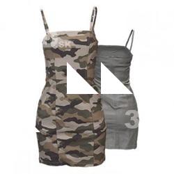 Quisha_Dress_Camo_Raw_3D_Scan