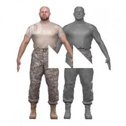 Richard_Clean_A_Pose_Scan_Army