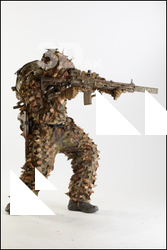  Frankie Perry in Ghillie Shooting 