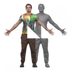 Dash_Clean_A_Pose_Scan_Clothed