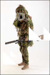  Andrew Elliott in Ghillie Pose with Gun 