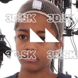 Retopologized 3D Head scan of Tashard Stanley Source Images