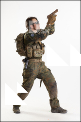  Frankie Perry Recon KSK Germany Pose with Pistol 