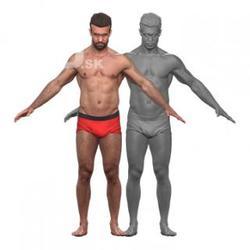 Larry Steel Clean A Pose Scan Underwear