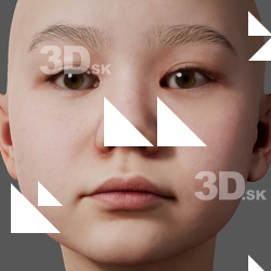 Kure Orime Metahuman Diffuse Head Skin