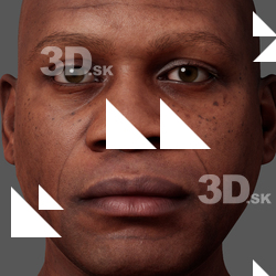 Anderius Mosley Metahuman Diffuse Head Skin   