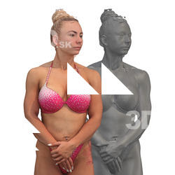 Mona Raw Flexing Neck Muscle Scans