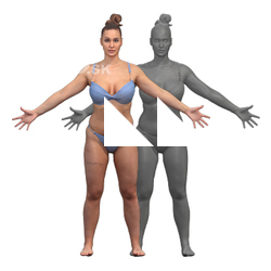 Naomi Clean A Pose Scan Underwear