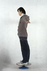 Whole Body Man Asian Slim Male Studio Poses