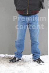 Leg Whole Body Man T poses Casual Average Street photo references