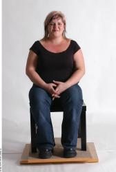 Whole Body Woman Artistic poses White Casual Overweight