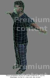 3D Model White Man