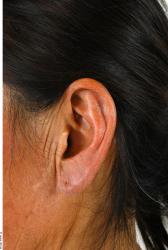 Ear Whole Body Woman Asian Slim Studio photo references