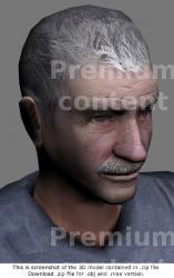 3D Model White Man