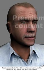 3D Model White Man