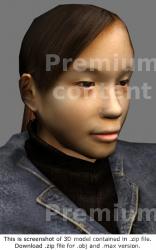 3D Model Asian Woman