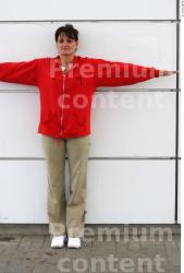 Whole Body Woman T poses Casual Jewel Slim Street photo references